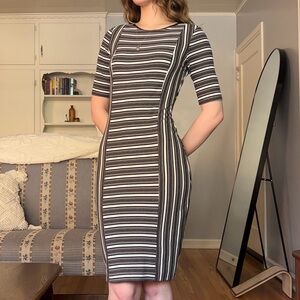 Bailey/44 Body-Con Stripe Dress